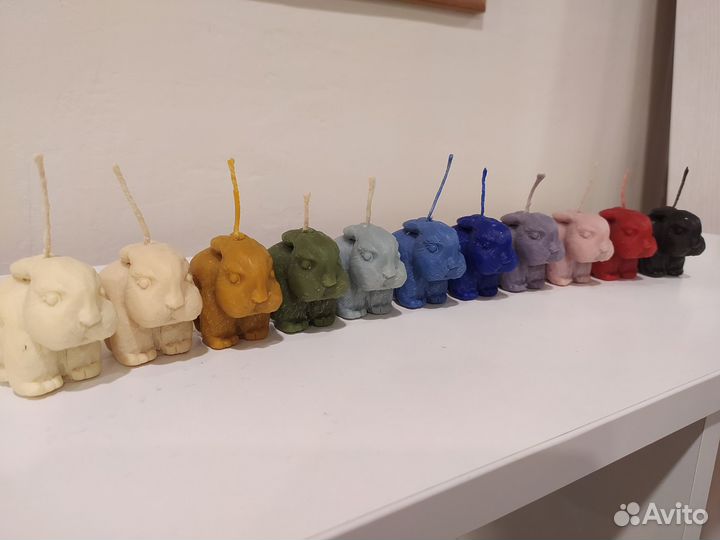 Свечи восковые фигурные