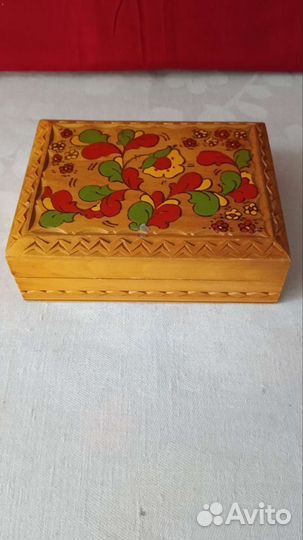 Шкатулка деревянная СССР