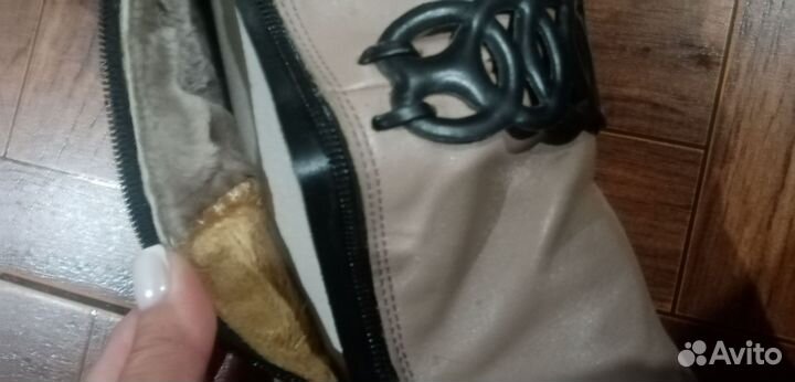 Зимние женские сапоги 38 натуральная кожа