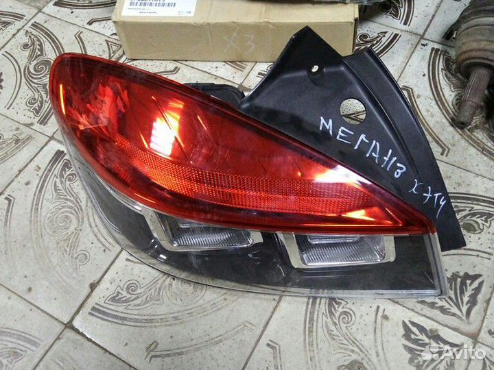 Фонарь зад. наруж. прав. renault megane III(2009)