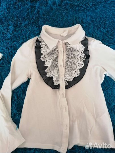 Блузки для девочки 128