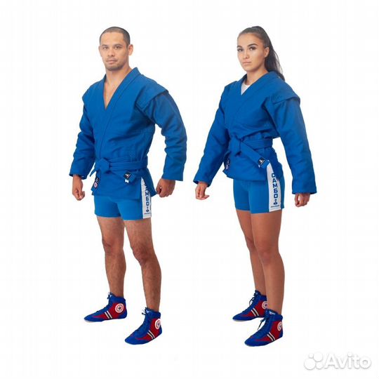 Куртка самбо Bravegard ascend вфс синяя/красная