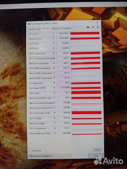 Видеокарта asus AMD Radeon RX 5600 XT dual OC