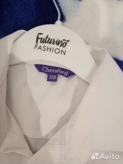 Рубашка школьная для мальчика 128