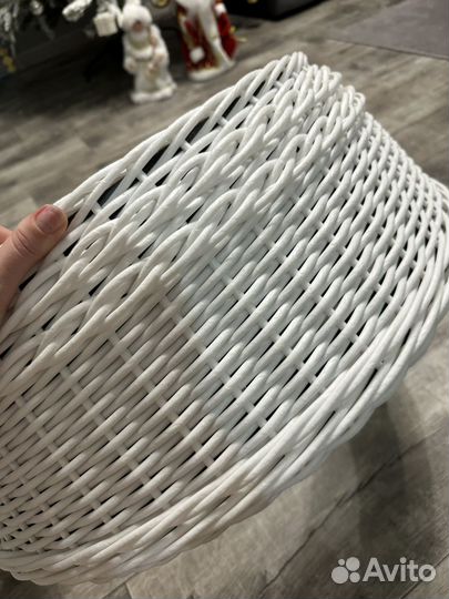 Корзина для елки из ротанга