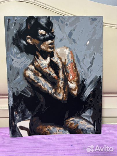 Картины по номерам раскрашенная