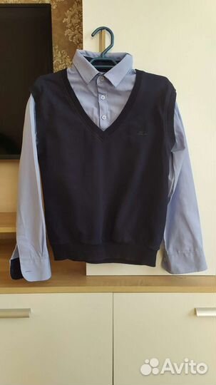 Рубашка с жилетом