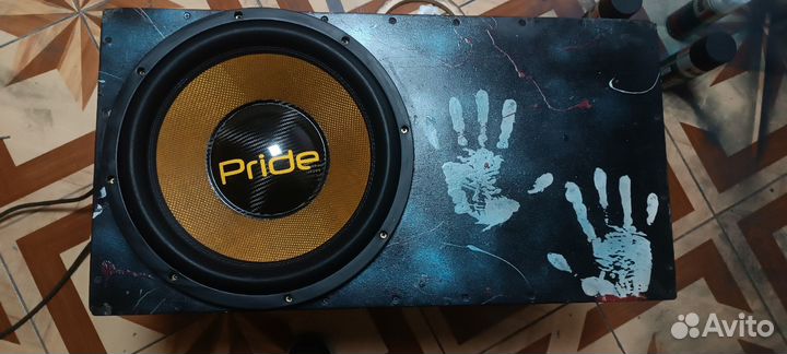 Продам саб. Мт 15 кастом. Вместе с коробом