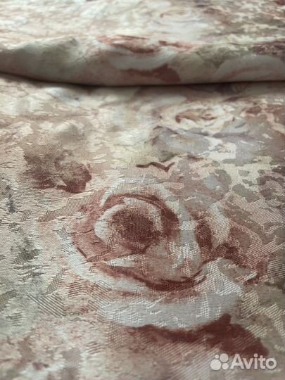 Отрез ткани шелк натуральный