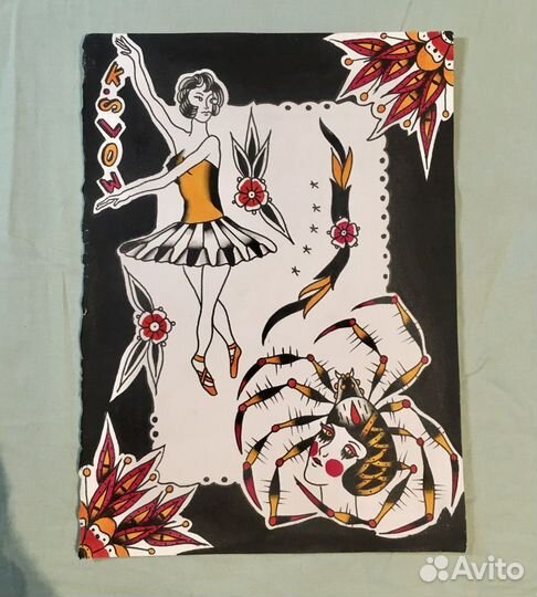 Постеры/принты/эскизы татуировщиков/художников