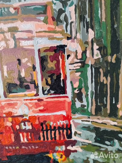 Картина трамвай