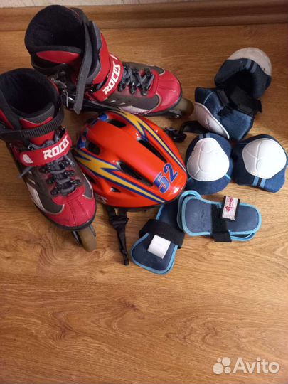 Детские ролики и защита