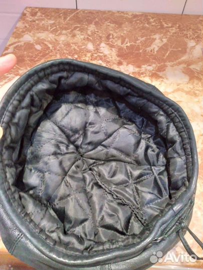 Беретка кожа