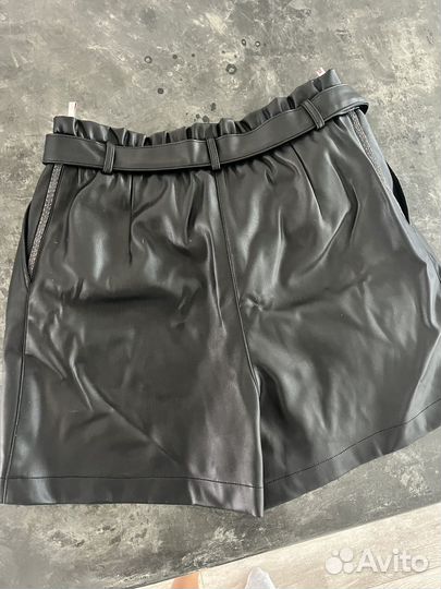 Шорты кожаные