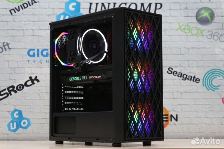 Игровой пк Intel i3-12100F + Palit RTX 3070 8Gb