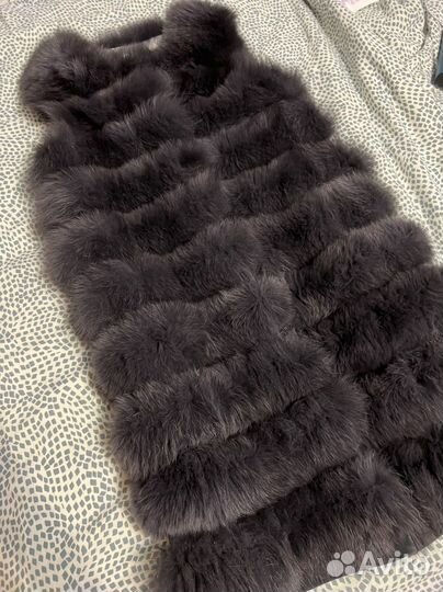 Шуба из песца