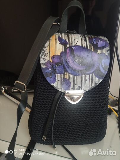 Рюкзак женский кожаный новый