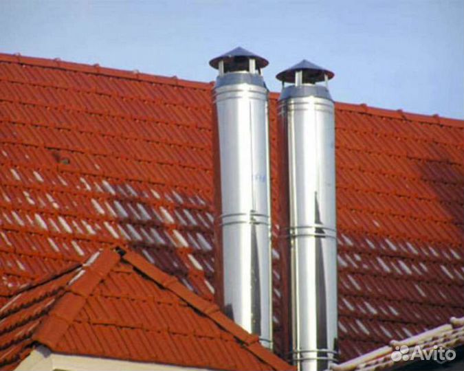Дымоход Сэндвич-труба Для Дымохода 200х300, L-1м