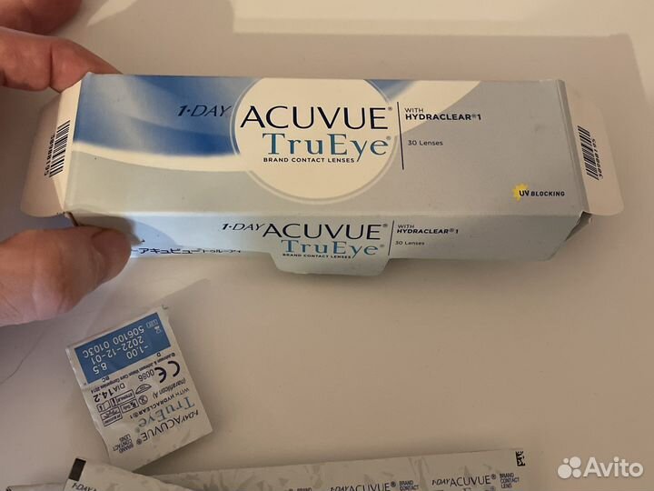 Линзы контактные acuvue trueye