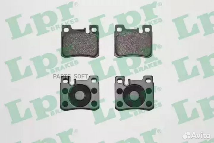 LPR 05P485 Колодки тормозные mercedes W201/202/124