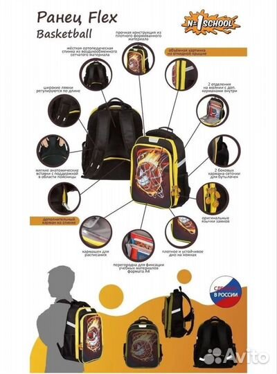 Рюкзак, ранец первокласснику идеален