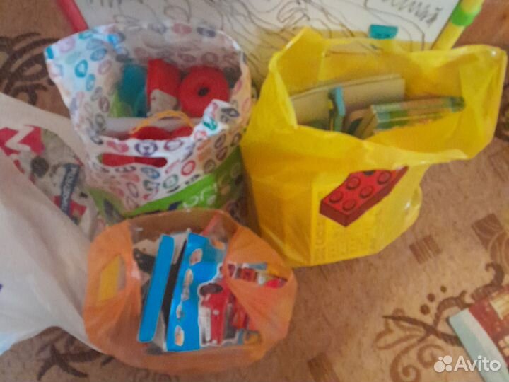 3 пакета с игрушками от 0 до 3 лет