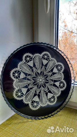 Тарелка Ажурная салфетка 28см