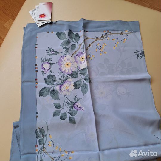 Шелковый платок Павлопасадский,хлопковый платок