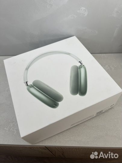 Коробка от наушников Apple AirMax green