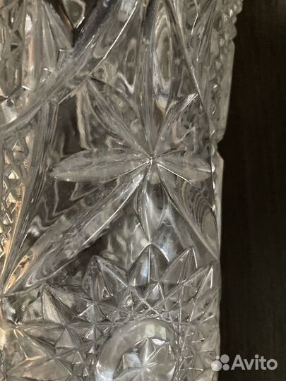 Ваза хрустальная на ножке СССР
