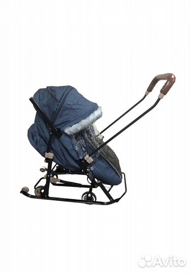 Санки коляска Galaxy Glory Gloss