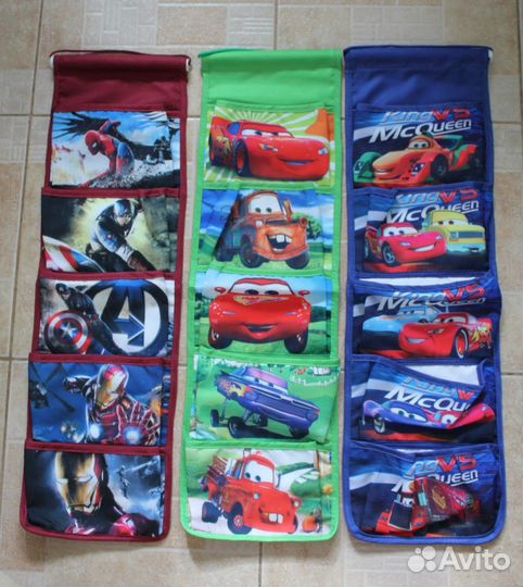 Кармашки для шкафчика детский