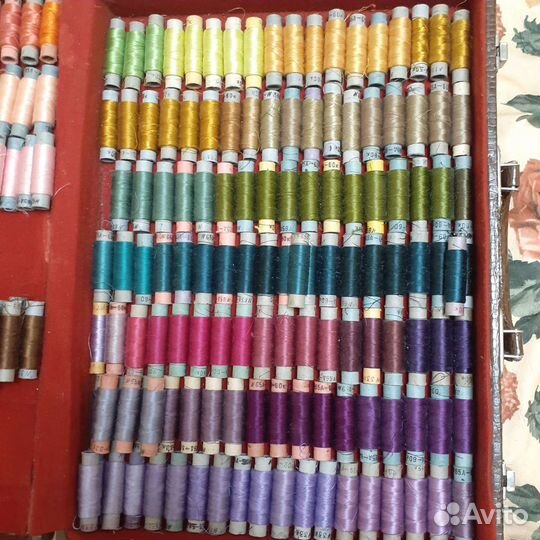 Нитки шёлковые для машиной вышивки