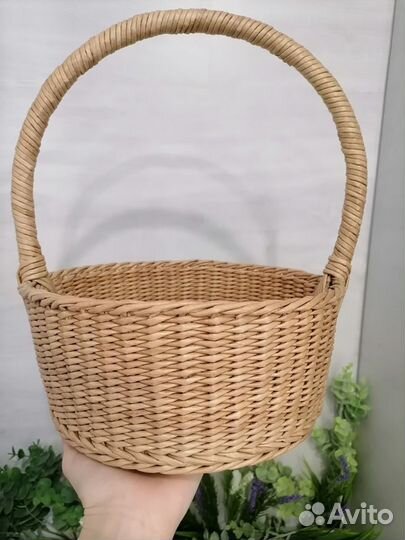 Корзина плетёная, ручная работа