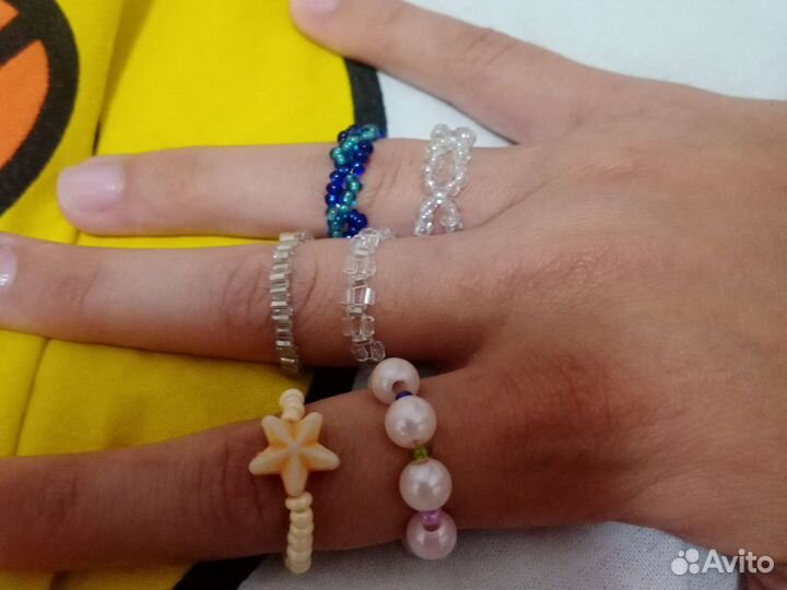 Кольцо из бисера