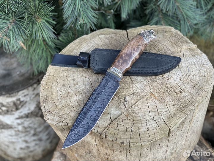 Нож из дамасской стали