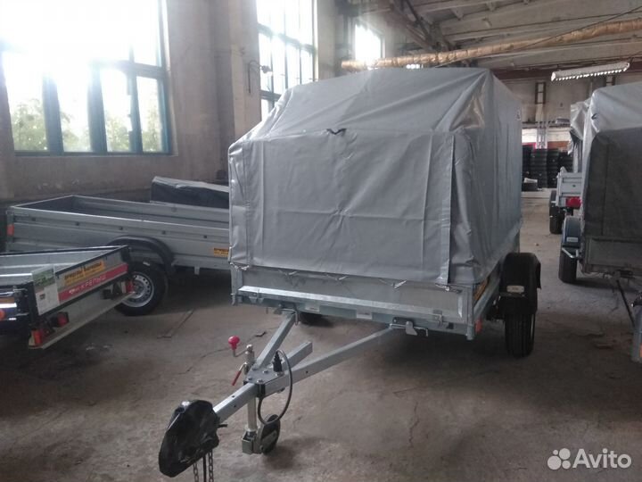 Прицеп Крепыш 2,5 Плюс (2,5х1,5) тент 1,5 метра