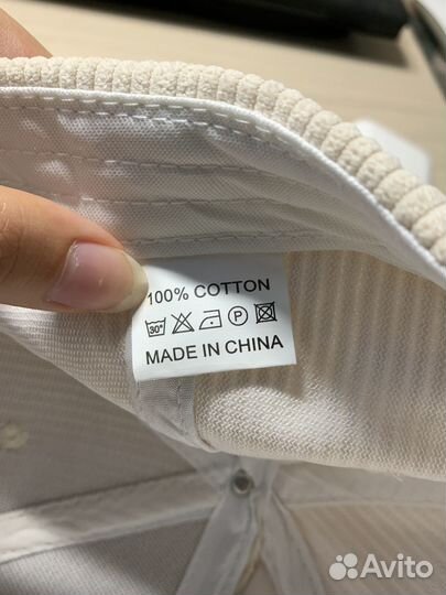 Вельветовая кепка