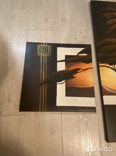 Модульная картина маслом