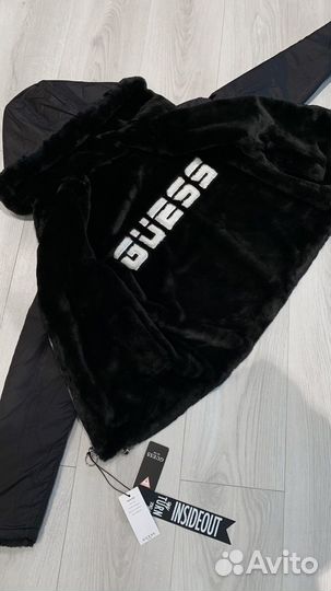 Двусторонняя куртка-шубка guess S, M