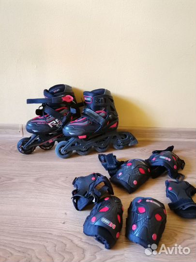 Роликовые коньки детские раздвижные
