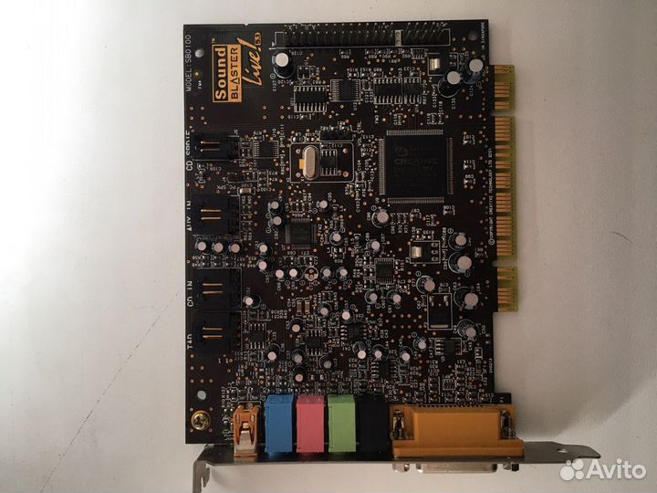 Звуковая карта creative sound blaster live 5.1 SB0