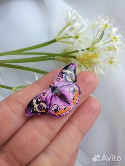 Птички-броши полимерная глина руч.работа