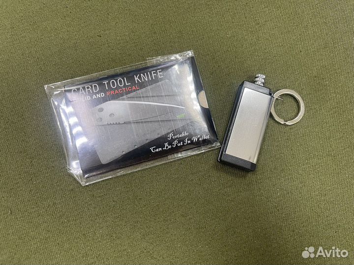 Нож-кредитка с вечной спичкой