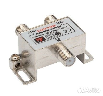 Сплиттер антенный rexant, разъем - F, 5-1000 мгц