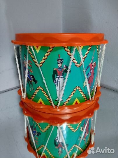 Барабан игрушечный солдатики