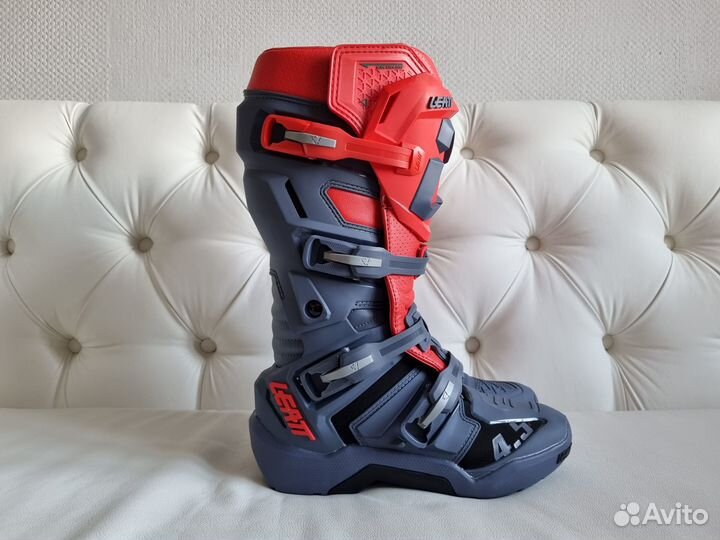 Эндуро Мотоботы Leatt 4.5 Enduro Графен Красный