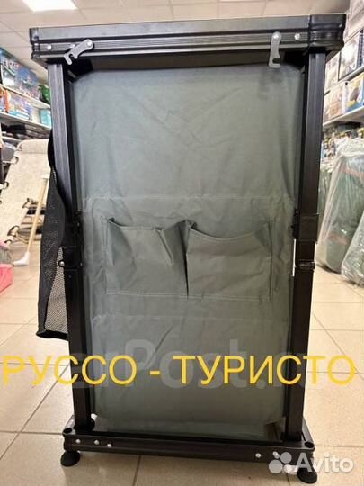 Бокс стол реечный походный с полками