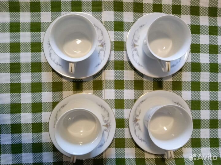 Чашки с блюдцами Япония