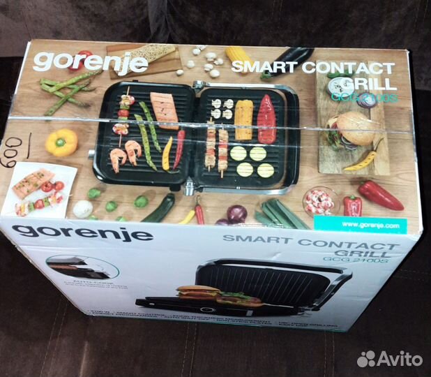 Контактный электрический гриль Gorenje gcg2100s